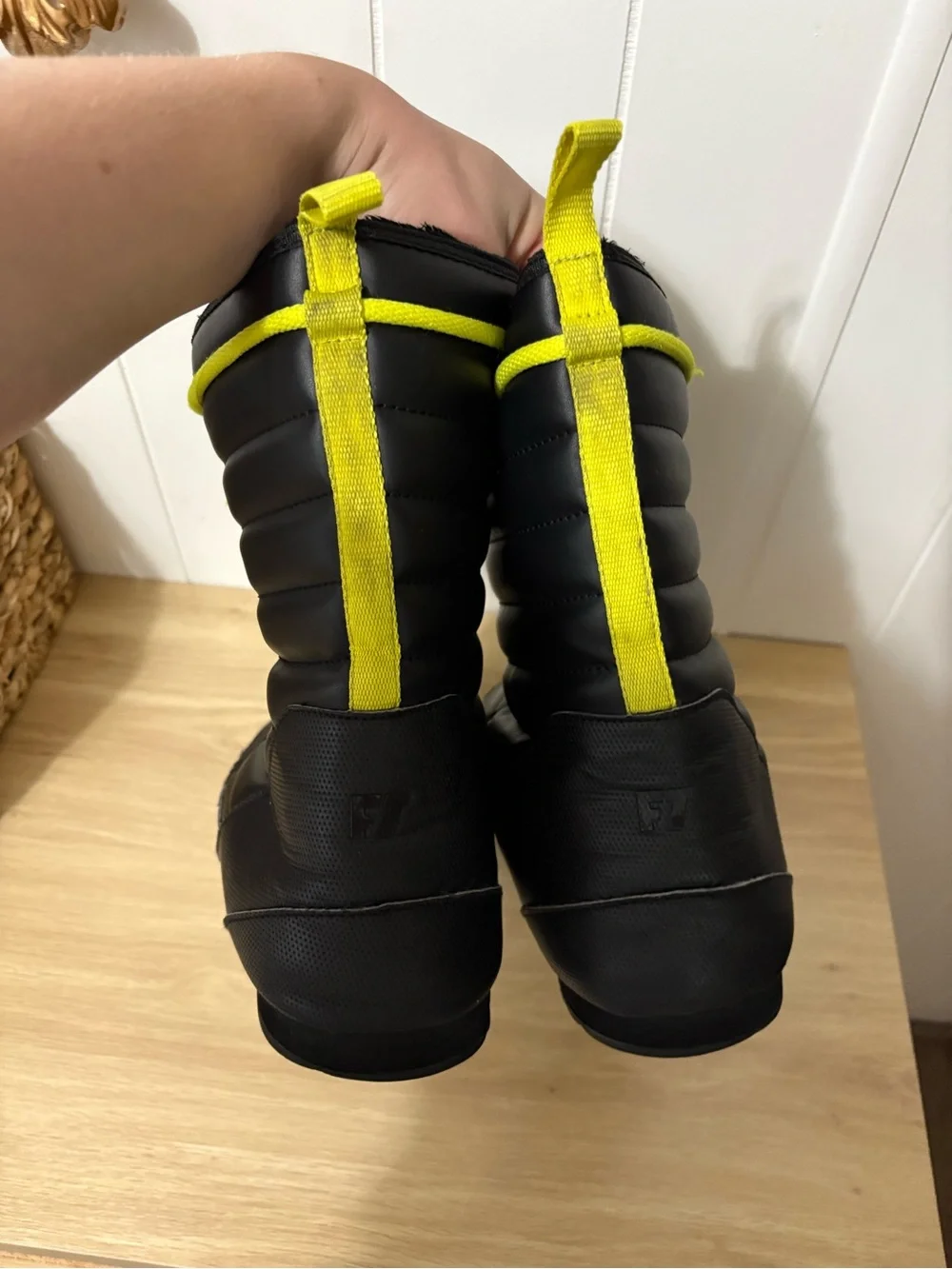 Full Tilt Apres 2.0 Booties — Black with Neon Yellow